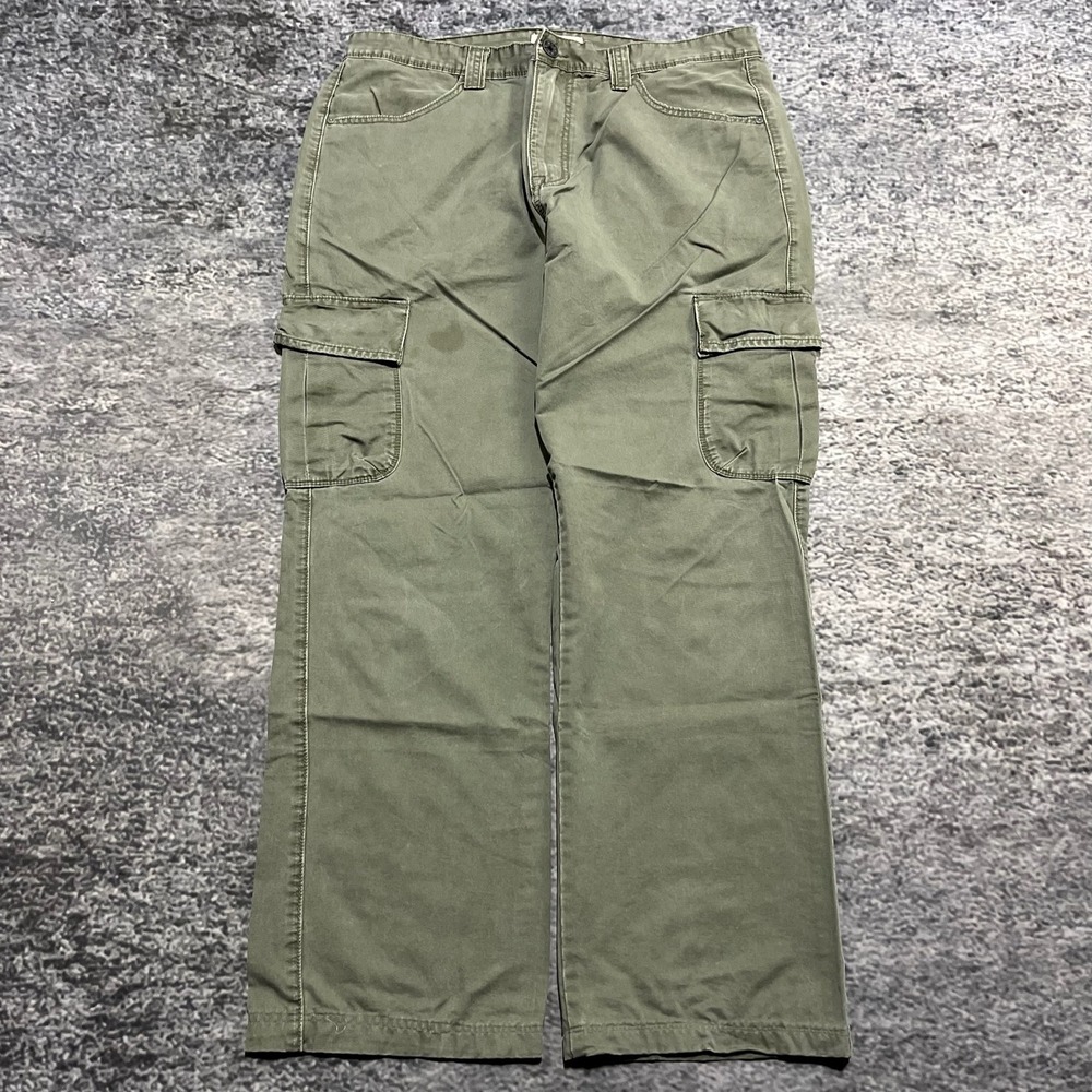 Marc Moto Cargo Pants Mens 36x30‎ Green Utility Outdoor Safari